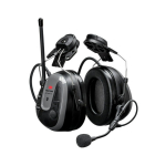 Gehörschutzradio UKW, Bluetooth, Grau, Helmbefestigung 3M Peltor MRX21P3E5WS6