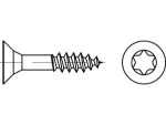 Chipboard screw countersunk head 6x280 mm, galvanised T30