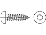 Blechschrauben DIN 7981 2,2x13 mm, verzinkt Linsenkopf mit Innensechsrund T6