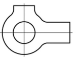 Locking plate DIN 463 43 mm, raw