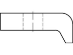 Clamping plate DIN 3568 60 / 16 - M 16, hot-dip galvanised
