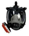 Full face mask for RAS-ASB, 4 per pack 3M RAS-931-M