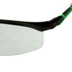 Safety goggles black/green AS, grey disc IR 1.7 3M Solus 2000 S2017ASP-BLK