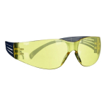 Safety goggles blue temples, AS/AF, yellow disc 3M SF103AF-BLU-EU