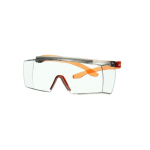 Safety goggles orange temples, AF, transparent lens 3M SecureFit 3700 SF3701SGAF-ORG-EU