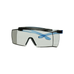 Schutzbrille blaue Bügel, Augenbrauenschutz, hellgrau 3M SecurFit 3700 SF3707XSGAF-BLU-EU