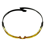 Safety goggles black temples, yellow disc 3M SecureFit 500 SF503SGAF-BLK-EU