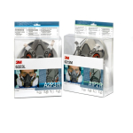Atemschutz Halbmasken-Set A1P2 R Filter, mittelgroße Maske 3M 6212M