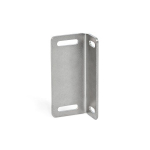 Mounting plate GN 4490.1-A4-50-L-1-GS stainless steel