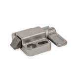 Federriegel GN 724.3-13-20-L1-NI-1 Edelstahl