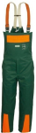 Broek met snijbescherming Maat groen/oranje Watex conifeer