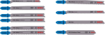 Jigsaw blade set Pro metal and aluminium 92 mm 10 pcs. in cassette Bosch 2.607.011.942