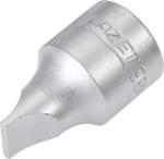 Schraubendreher-Einsatz 4-kant hohl 1/2" Schlitz Profil SW 2x13 mm Hazet 980-2X13