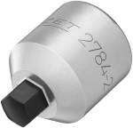 Schraubendreher-Einsatz, 4-kant SW 6 mm 3/8" Hazet 2784-2