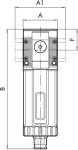 Filter Serie Syntesi BG 2, ohne Buchsen, 20 µm RA vollautomatisch