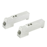 Adapter für DIN-Schiene Serie Syntesi BG 1 und BG 2, 2 Stück inkl. Schrauben und Unterlegscheiben