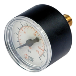 Manometer Serie Metal Work G 1/4 hinten zentrisch, 0-12 bar Ø 63 mm
