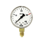 Inhaltsmanometer f.Flaschendruckminderer neutr.,G1/4, 0-400 bar,Ø 63 Stahlgehäuse, neutrale Gase