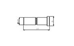 Verschlussstecker NonPlusUltra Stecknippel 8 Edelstahl 1.4404