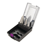 Blechschälbohrersatz 3-teilig 3-30,5 mm HSS Optimum
