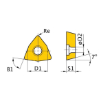 Ersatzwendeplatten WCMT 050308 5er Satz Optimum