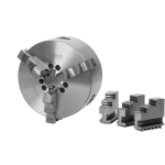 3-Backen-Drehfutter 200 mm DIN55029, zentrisch spannend DIN ISO 702-2 Nr. 4 Optimum
