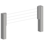 Veiligheidslichtscherm Metallkraft 3649195