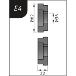 Biegerollen Typ E4 für SBM 140 Metallkraft 3880134