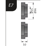Biegerollen Typ E7 für SBM 250-25E Metallkraft 3880717