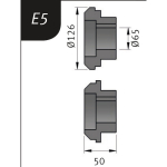 Biegerollen Typ E5 für SBM 300-40 E Metallkraft 3880725