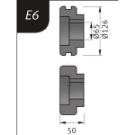 Biegerollen Typ E6 für SBM 300-40 E Metallkraft 3880726