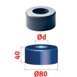 Rundmatrize Nr.80 Ø 44,7 mm Metallkraft 3889344,7