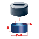 Langlochmatrize Nr.60 15,0x36,0 mm Metallkraft 3889415,0X36,0