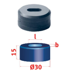 Langlochmatrize Nr.30 9,3x13,3 mm Metallkraft 388949,3X13,3