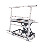 Heftafel met zwenkbaar platform Werkstation tafel Unicraft HT 300 M PSR