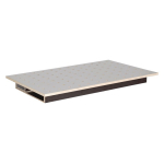 Tafelblad met lade HPL geperforeerd rasterpaneel 1200 x 800, Ø 20 mm Unicraft