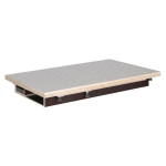 Tafelblad met lade HPL geperforeerd rasterpaneel 1200x800/1600x1200 Unicraft