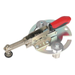 Senkrechtspanner für Lochrasterplatte Ø 20 mm Adapterplatte mit Klemmbolzen Unicraft