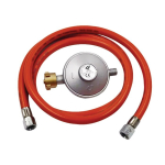 Drukverminderaar 700 mbar incl. Gasslang 1,5 m Unicraft