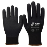 Handschuhe, Winter, Nitril Gr.10, schwarz, Nylon, EN 388 Nitras Snow Fighter+ 1606WV