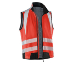 Weste Reflectiq PSA 2 Gr.XL, warnrot/schwarz, MG270 Kübler 7207
