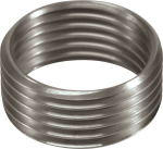 Gewindeeinsatz selbstsichernd M 18x1,5, 9 mm, DIN 8140 Typ LS, verzinkter Stahl, V-Coil