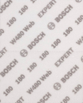 Handschleifblatt W480 Web 1/4 115 x 140 mm, G180 Bosch 2.608.902.382