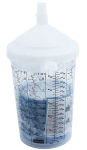 RPS-Becher 50er Pack 0,9 l, 125 µm Flachsieb Sata