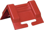 Kantenschutzwinkel Schenkellänge 95 x 95 mm rot, mit Schlitz, Tecwerk 365139