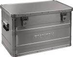 Aluminiumbox mit Klappverschlüssen 70 l, LxBxH 595x390x380 mm mit Schlössern, Tecwerk 447952