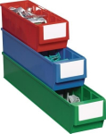 Lagerbox, grün L 500xB 183xH 81 mm VE = 15 Stück, Tecwerk 448975