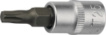 Steckschlüsseleinsatz SW 1/4" Innen-Torx Tecwerk