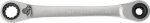 Doppel-Knarrenringschlüssel 4in1 SW10, 13, 17, 19 mm Tecwerk 821481