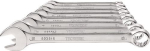 Ringmaulschlüsselsatz 9 -teilig SW 10-32 mm, Form A extra lang CV-Stahl, Tecwerk 823038